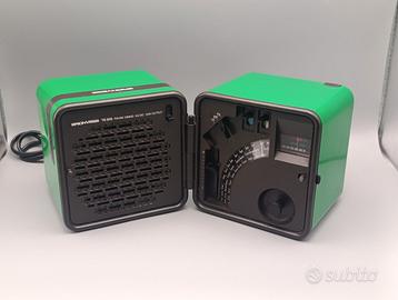Radio Cubo Brionvega TS 505 Zanuso Sapper Verde