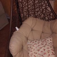 poltrona sospesa a uovo 