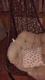 poltrona sospesa a uovo 