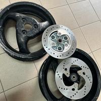 Cerchi 12” e 13” pollici e steli forcella