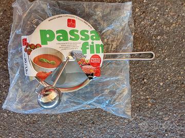 Colino setaccio in acciaio inox nuovo 