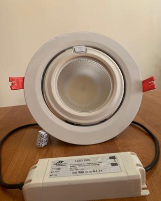 Lampada LED da incasso orientabile Threeline 40W