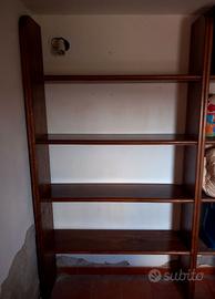 2 scaffali legno