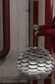 lampadario in alluminio