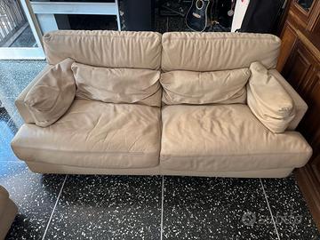 coppia divani in pelle Roche Bobois