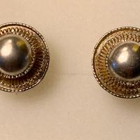 Orecchini Artigianali Vintage a Bottone -