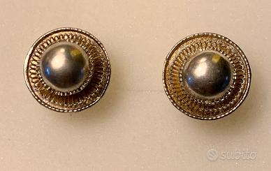 Orecchini Artigianali Vintage a Bottone -
