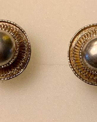 Orecchini Artigianali Vintage a Bottone -