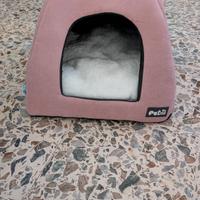 Cuccia per gatti e cani in tessuto 
