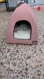 Cuccia per gatti e cani in tessuto 