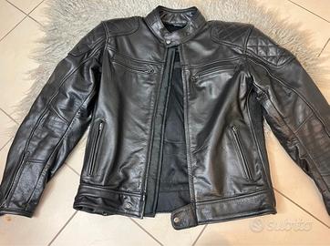 Giacca Moto Pelle OJ Ace Man Nero Taglia S
