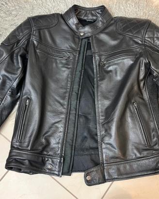 Giacca Moto Pelle OJ Ace Man Nero Taglia S