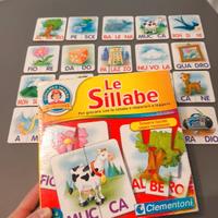 Le Sillabe - Gioco puzzle di parole e lettura, 4-6