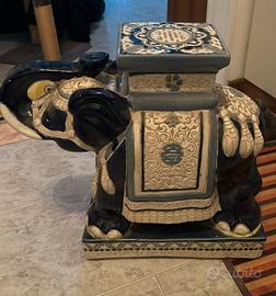 sgabello portavasi in argilla