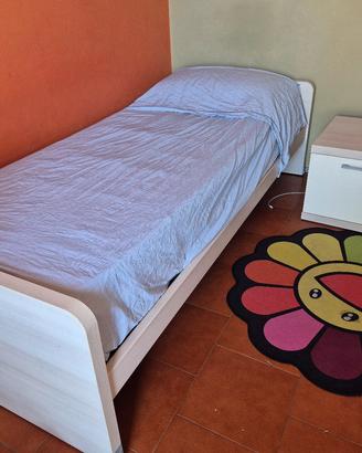 letto 60X195 in legno con materasso