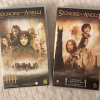 Due Videocassette VHS saga Il signore degli anelli