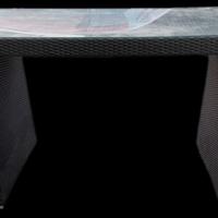 tavolo console  in rattan