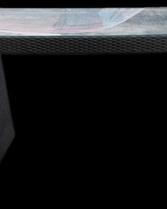 tavolo console  in rattan