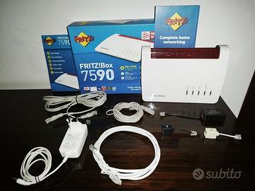 Fritz!Box 7590 completo di tutto
