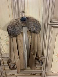 Cappotto con collo e polsini caldissimi