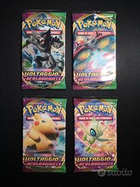 pokemon art set bustine voltaggio sfolgorante ita