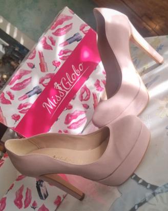 decolté tacchi altri con plateau 