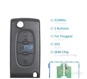 CHIAVE COMPLETA PEUGEOT 307 308 407 607