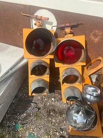 Semaforo in alluminio vintage