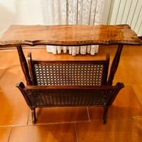 Mobile/libreria fatto a mano in noce