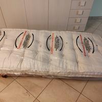 letto pieghevole con materasso in lana 