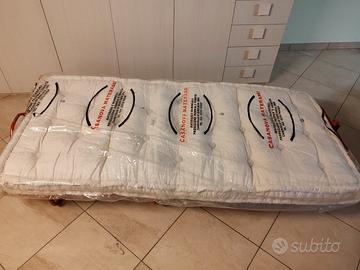 letto pieghevole con materasso in lana 