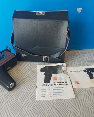 Video camera vintage Super 8 movie Gaf 64