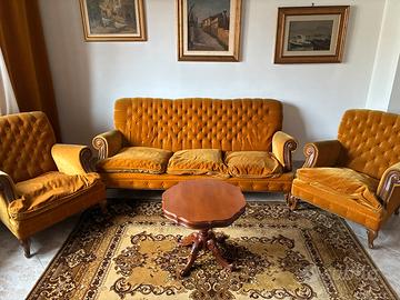 Trio - Divano e 2 poltrone barocco