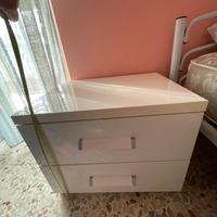 2 comodini da camera da letto