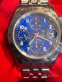 Tudor Chrono Tiger 79280 Quadrante Blu FULL SET