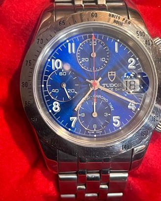 Tudor Chrono Tiger 79280 Quadrante Blu FULL SET