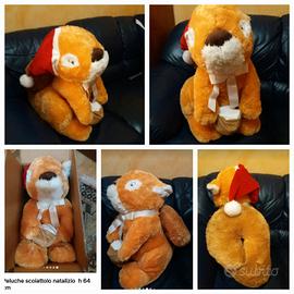 peluche scoiattolo natalizio nuovo 