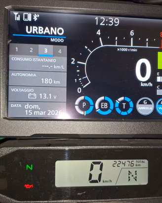 Stupenda Honda Africa twin 1100 adventure DCT