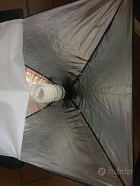 Lampade studio con portalampade e softbox