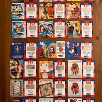 set 21 schede ricarica TIM