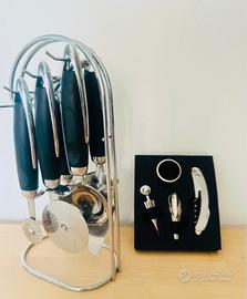 Set Cucina & Vino Acciaio Inox