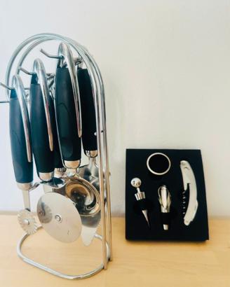 Set Cucina & Vino Acciaio Inox