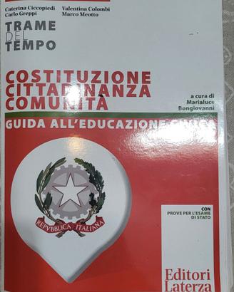 libro - Trame del tempo - Costituzione Cittadinan