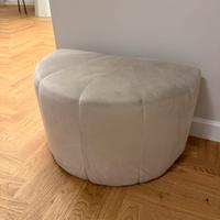 Pouf design moderno beige