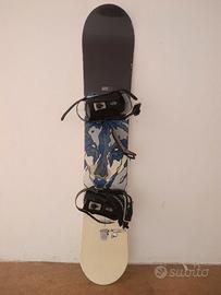 TAVOLA DA SNOWBOARD+ ATTACCHI 157 AXIS