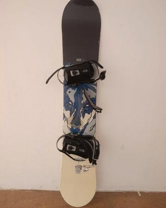 TAVOLA DA SNOWBOARD+ ATTACCHI 157 AXIS
