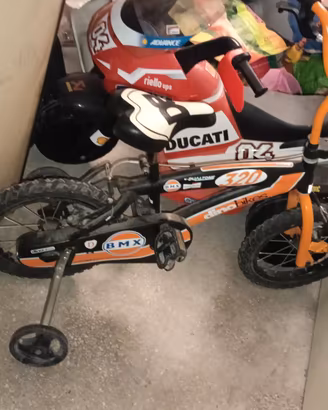 Bicicletta BMX Dino Bikes con rotelle