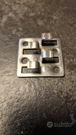 clip per pavimento in teak o listone sintetico 