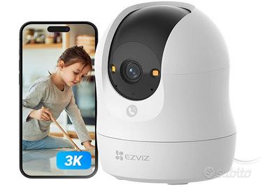 3K Telecamera Wi-Fi Interno, 5MP Videocamera Sorve