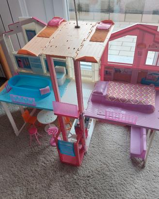 La Casa Vacanza Glam di Barbie Chf54 Mattel, usata